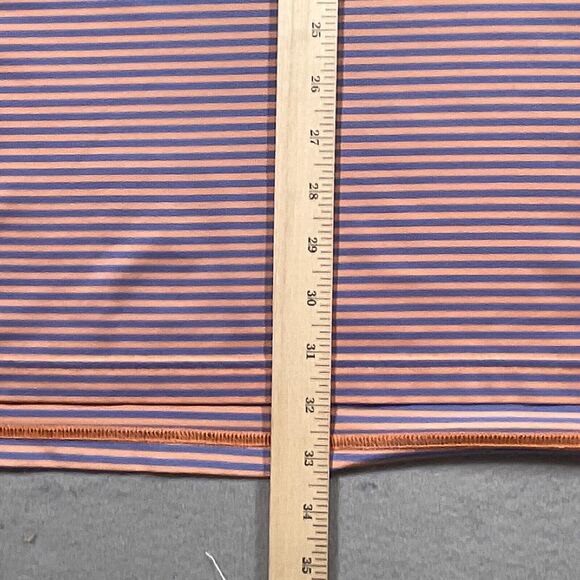 Ralph Lauren RLX Polo Shirt Mens XL Blue Orange Striped Performance Short Sleeve - Picture 7 of 10